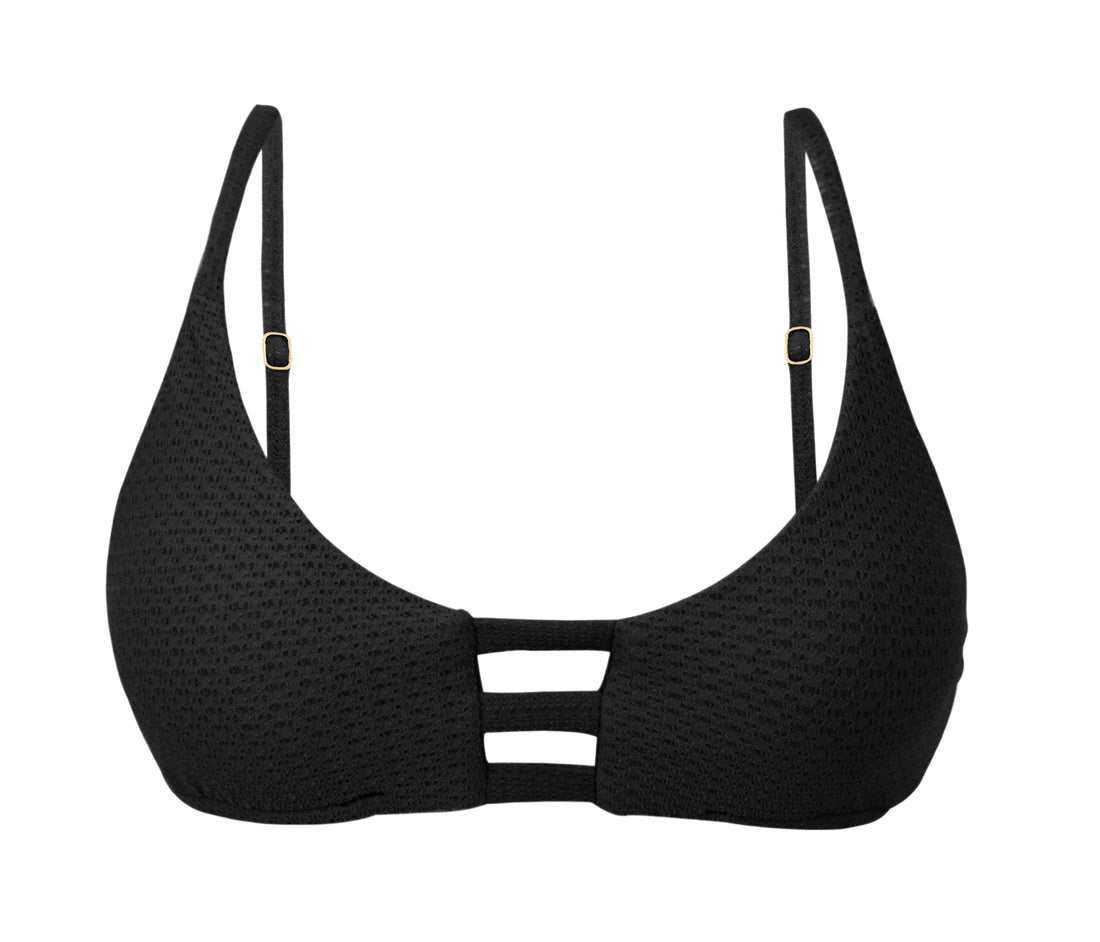 Product Front: Rio De Sol Top Top Bora-Black Bra-Trio