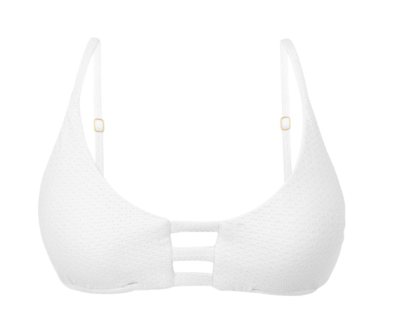 Product Front: Rio De Sol Top Top Bora-White Bra-Trio
