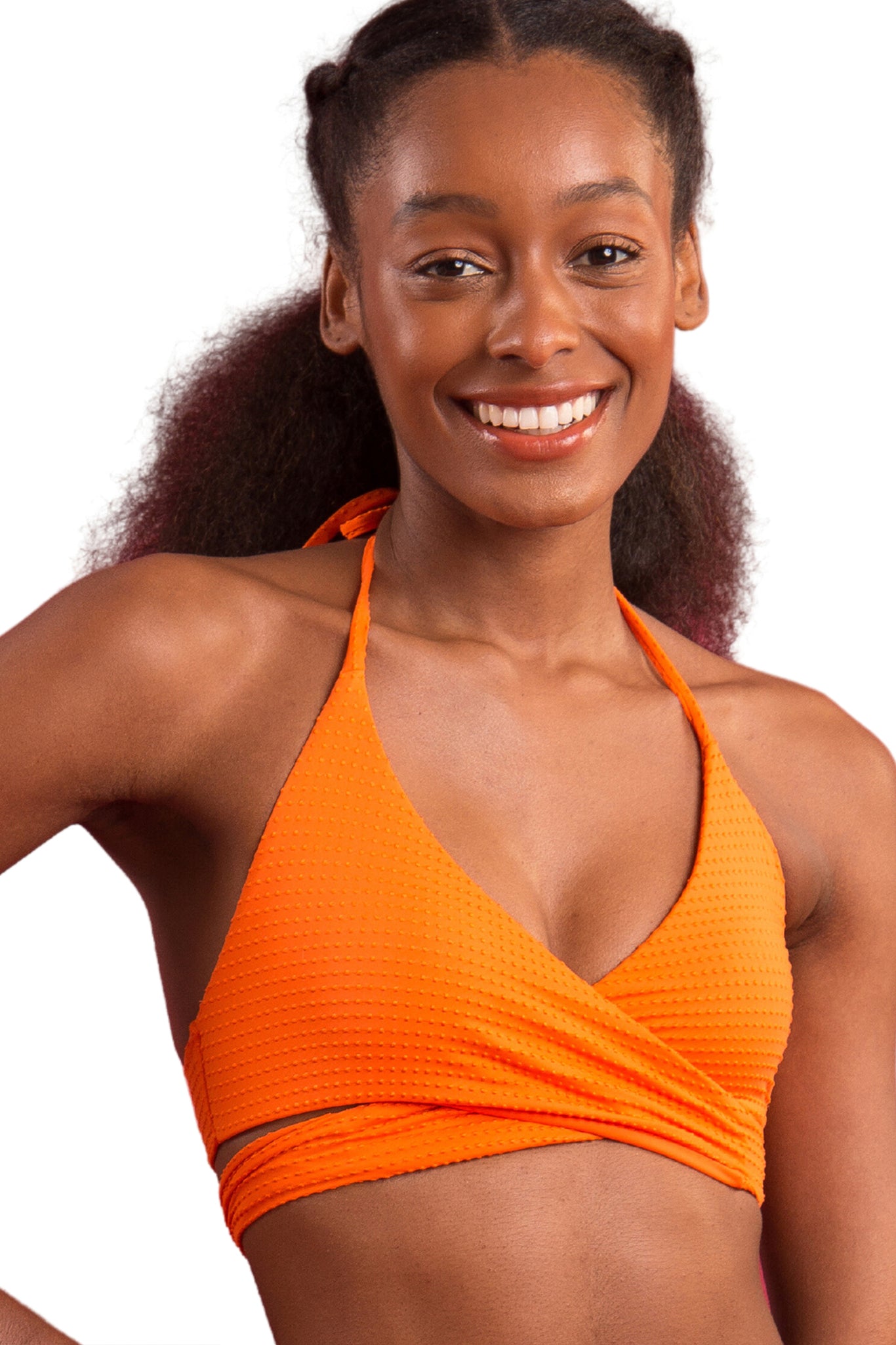 Gallery: Rio De Sol Top Top Dots-Orange Kate