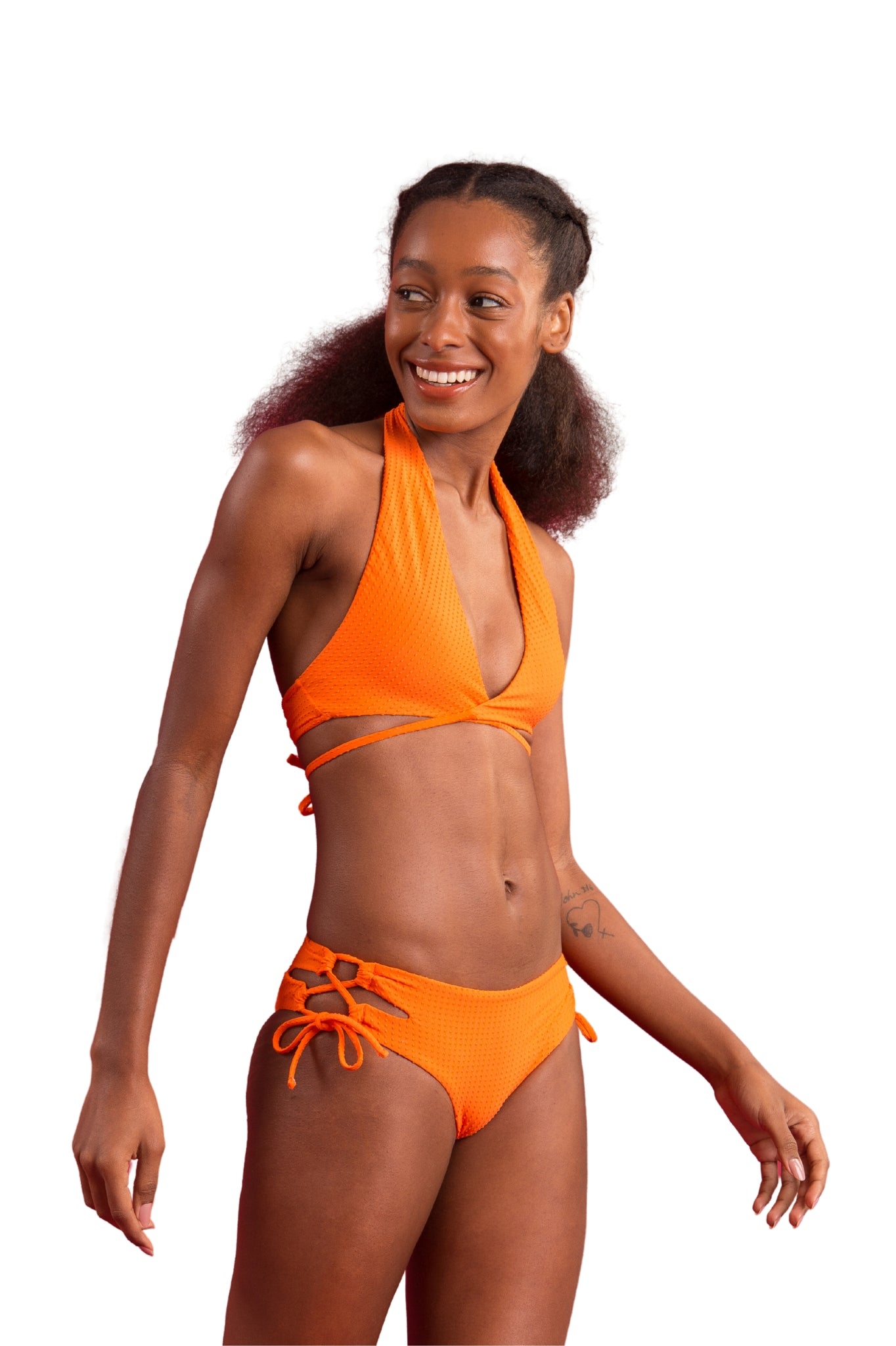 Image 04: Rio De Sol Top Top Dots-Orange Kate