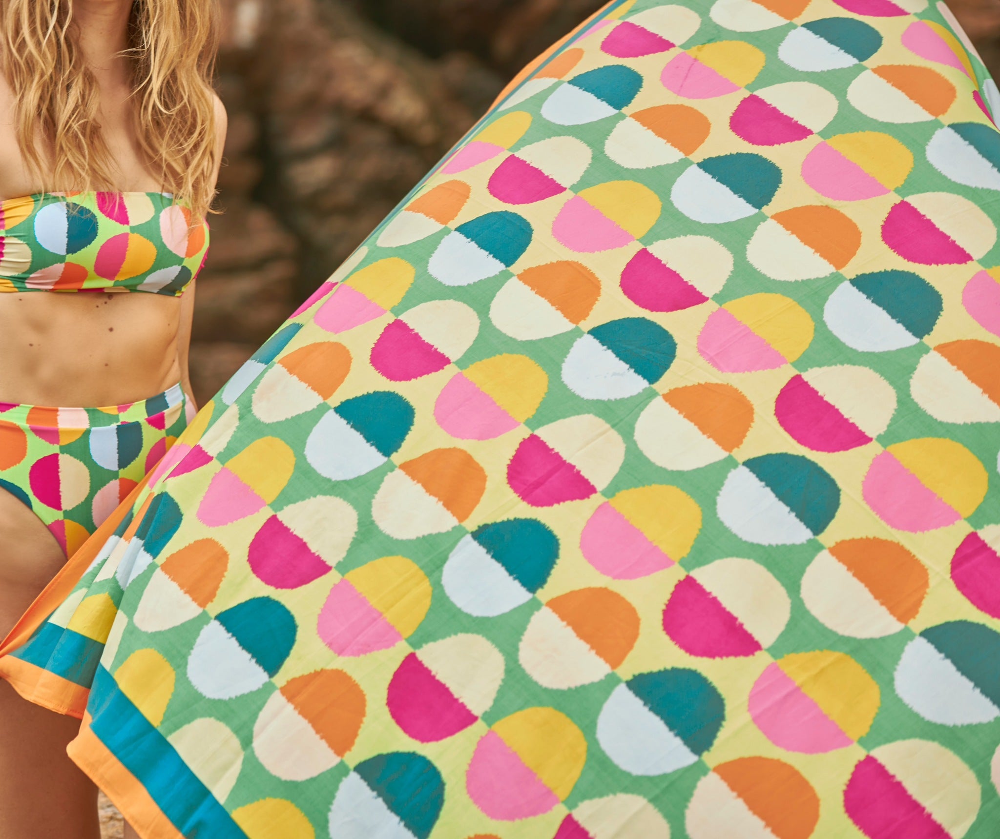 Image 09: Rio De Sol Top Top Garden-City Bandeau-Reto