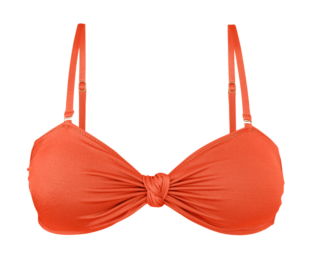 Product Front: Rio De Sol Top Top Paprica Bandeau-Joy