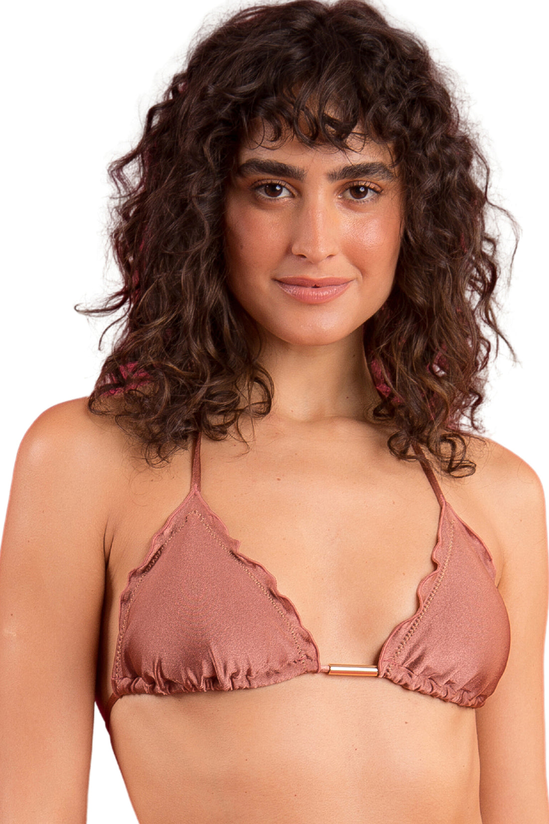 Gallery: Rio De Sol Top Top Shimmer-Copper Frufru