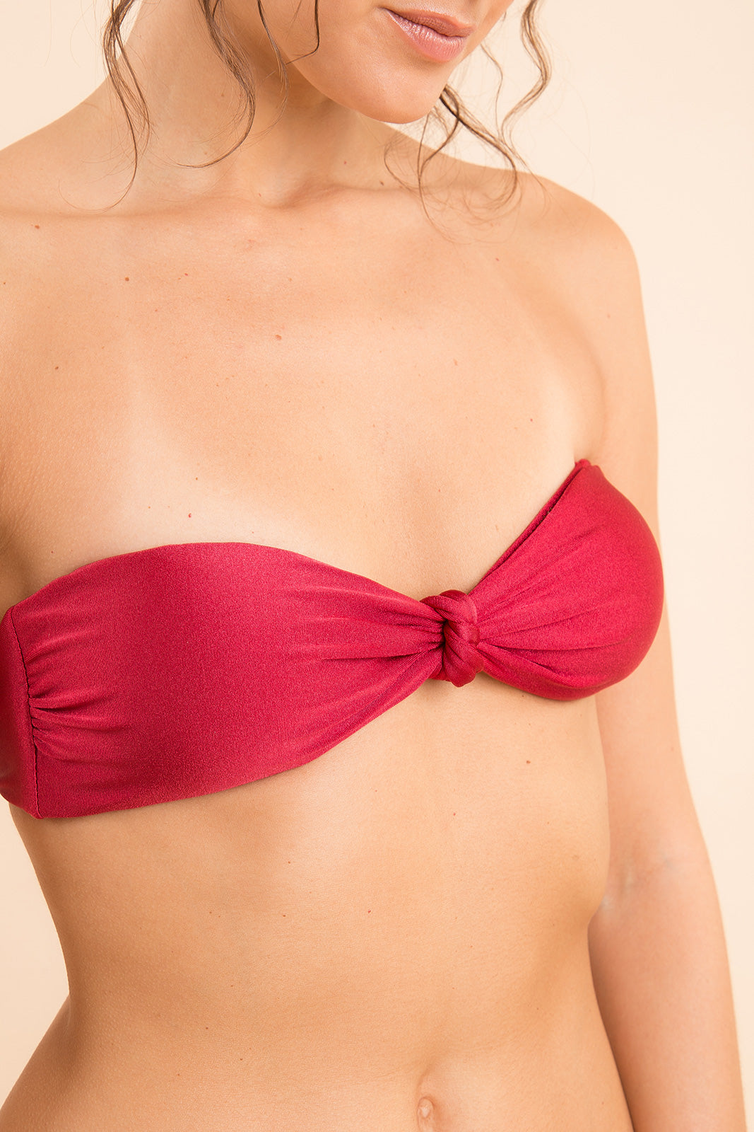 Image 09: Rio De Sol Top Top Shimmer-Divino Bandeau-Joy