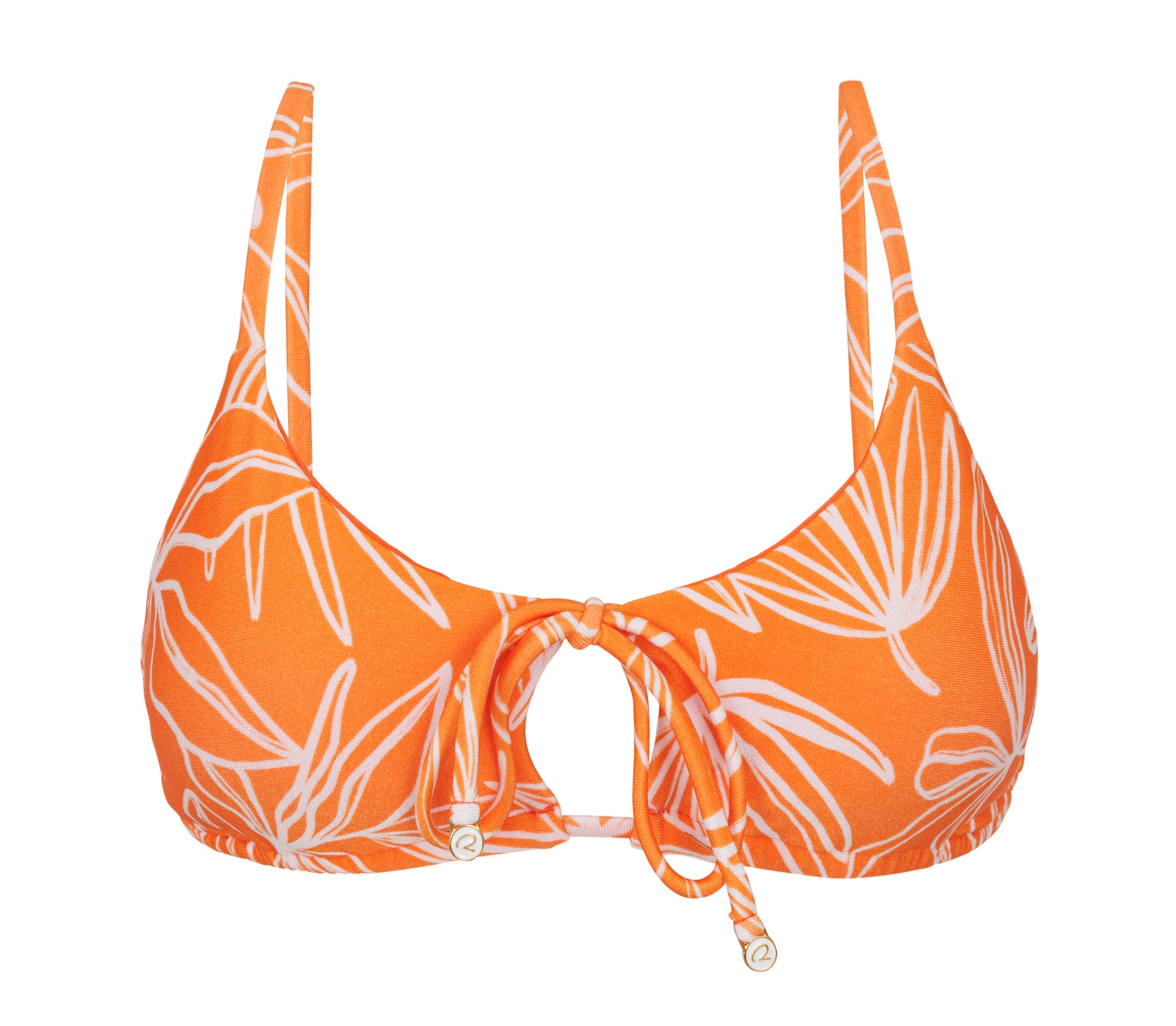 Product Front: Rio De Sol Top Top Trail-Orange Tank-Tie