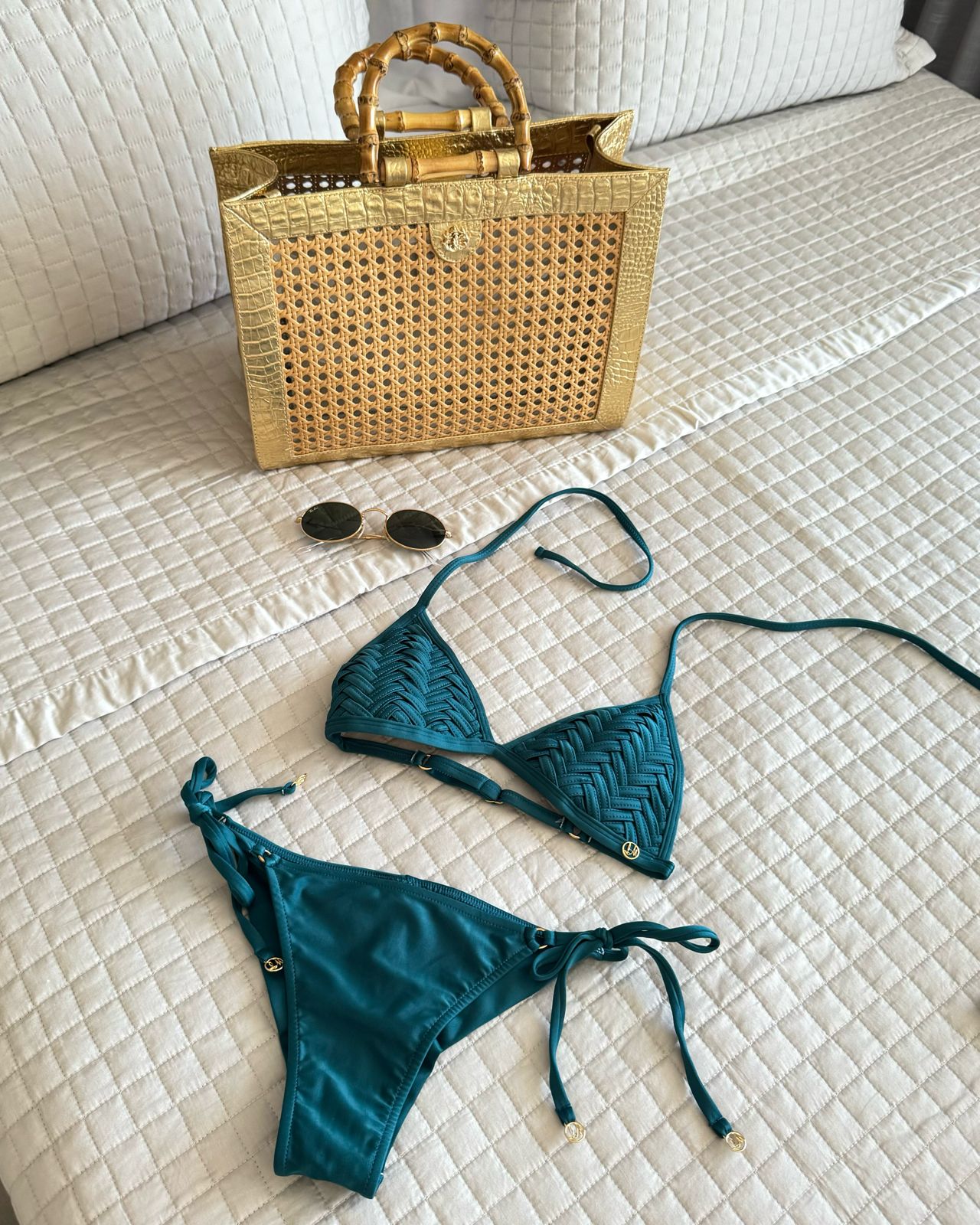 Set Tapajos Triangulo-Macrame Rolote