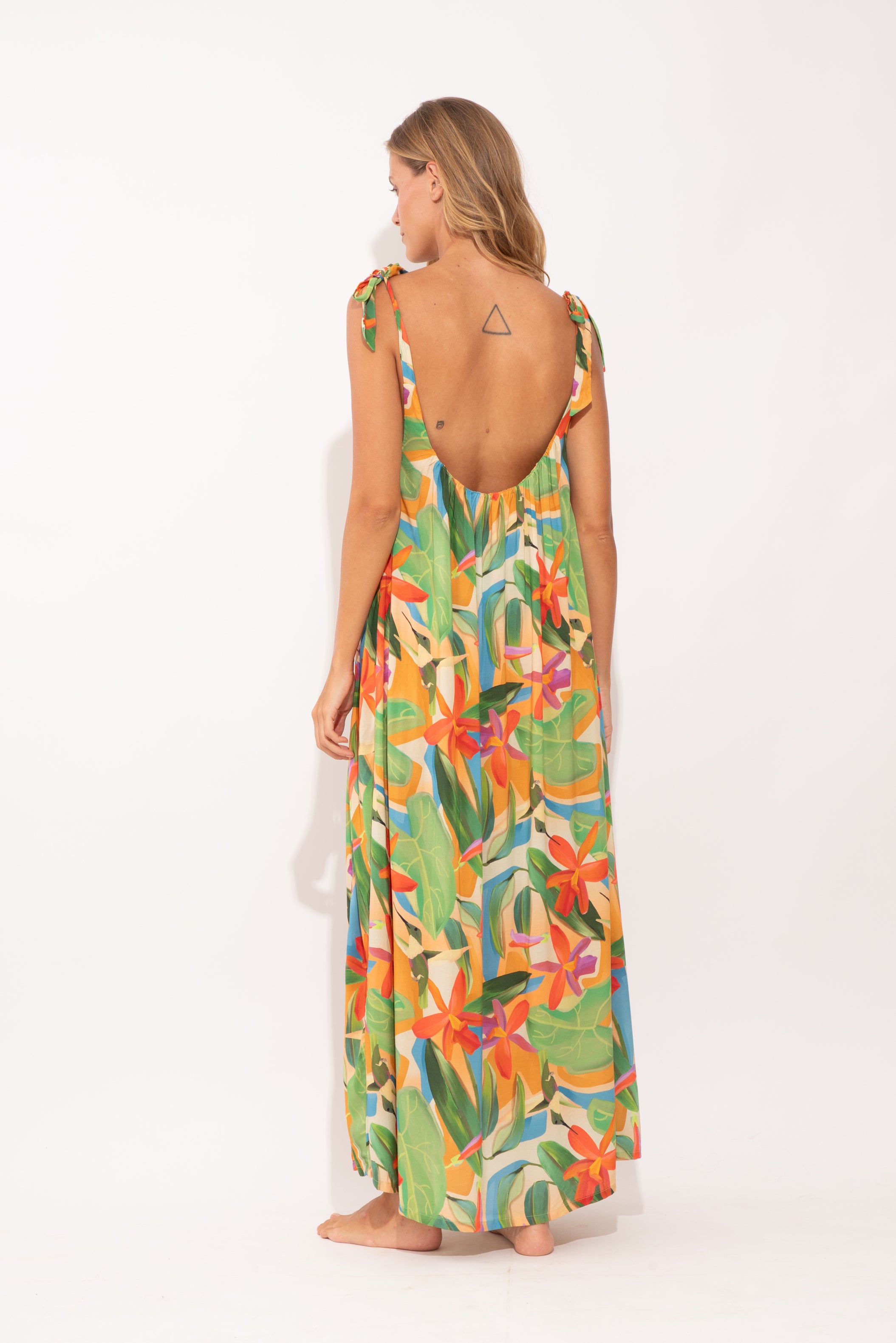Tropical Long Dress Chiara