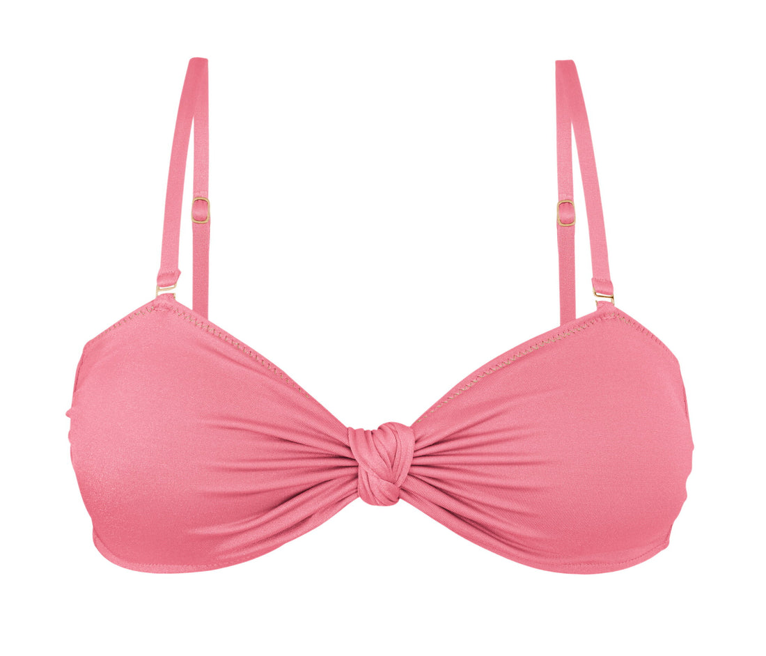 Product Front: Rio De Sol Bikini Tops Top Shimmer-Confetti Bandeau-Joy