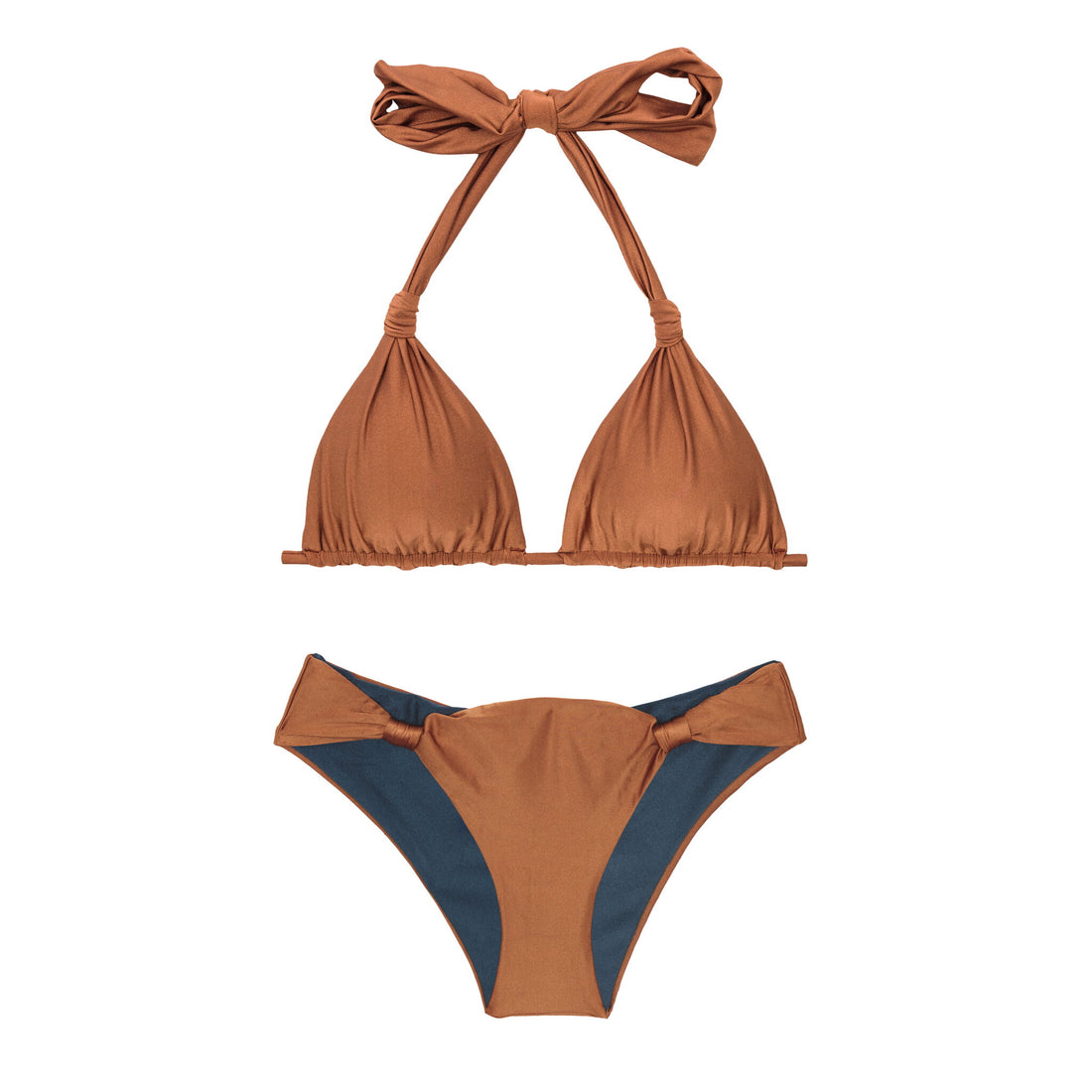 Product Front: Rio De Sol Two Piece Swimwear Set Nocciola Mel