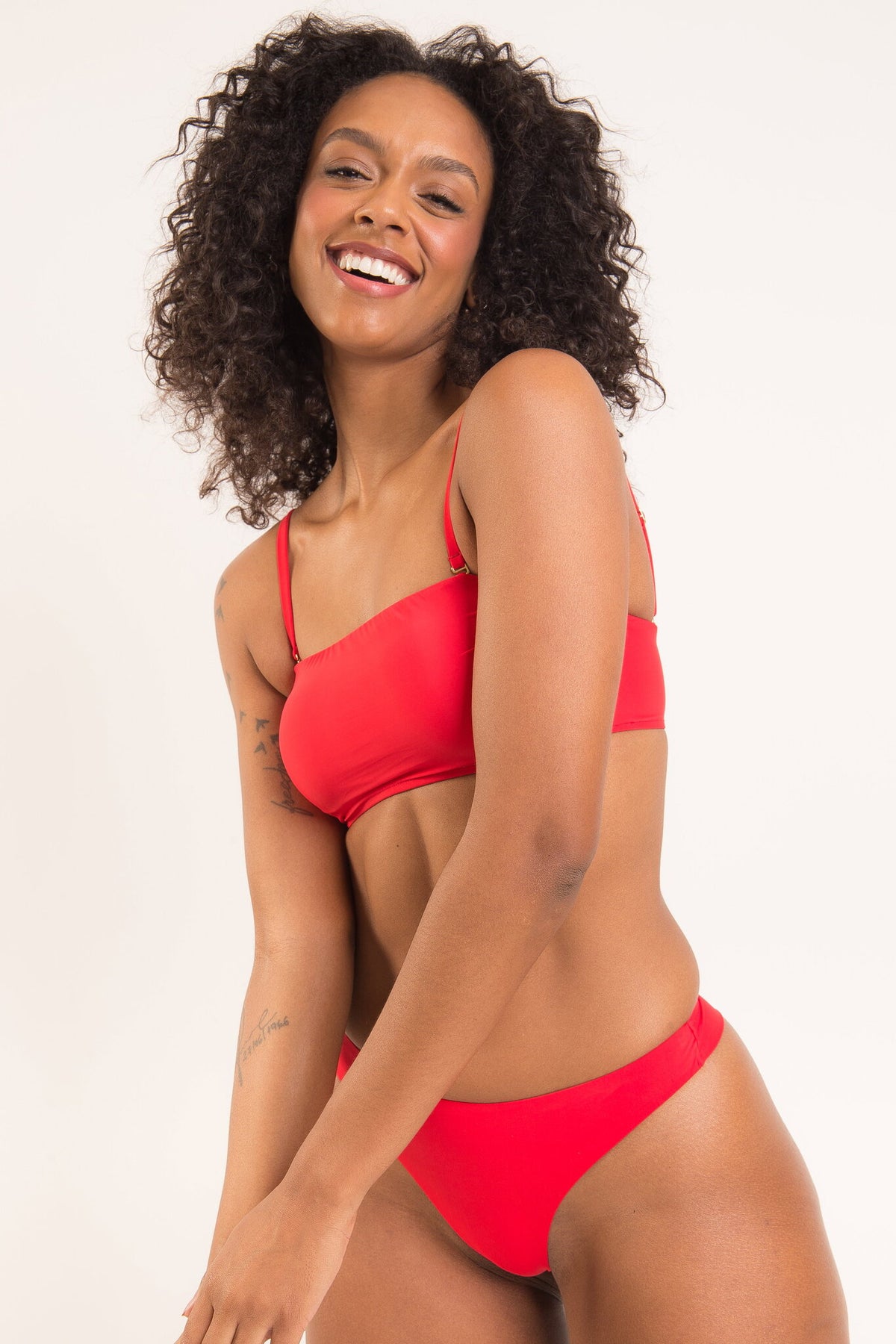 Image 10: Rio De Sol Two Piece Swimwear Set Rouge Bandeau-Reto Nice-Fio