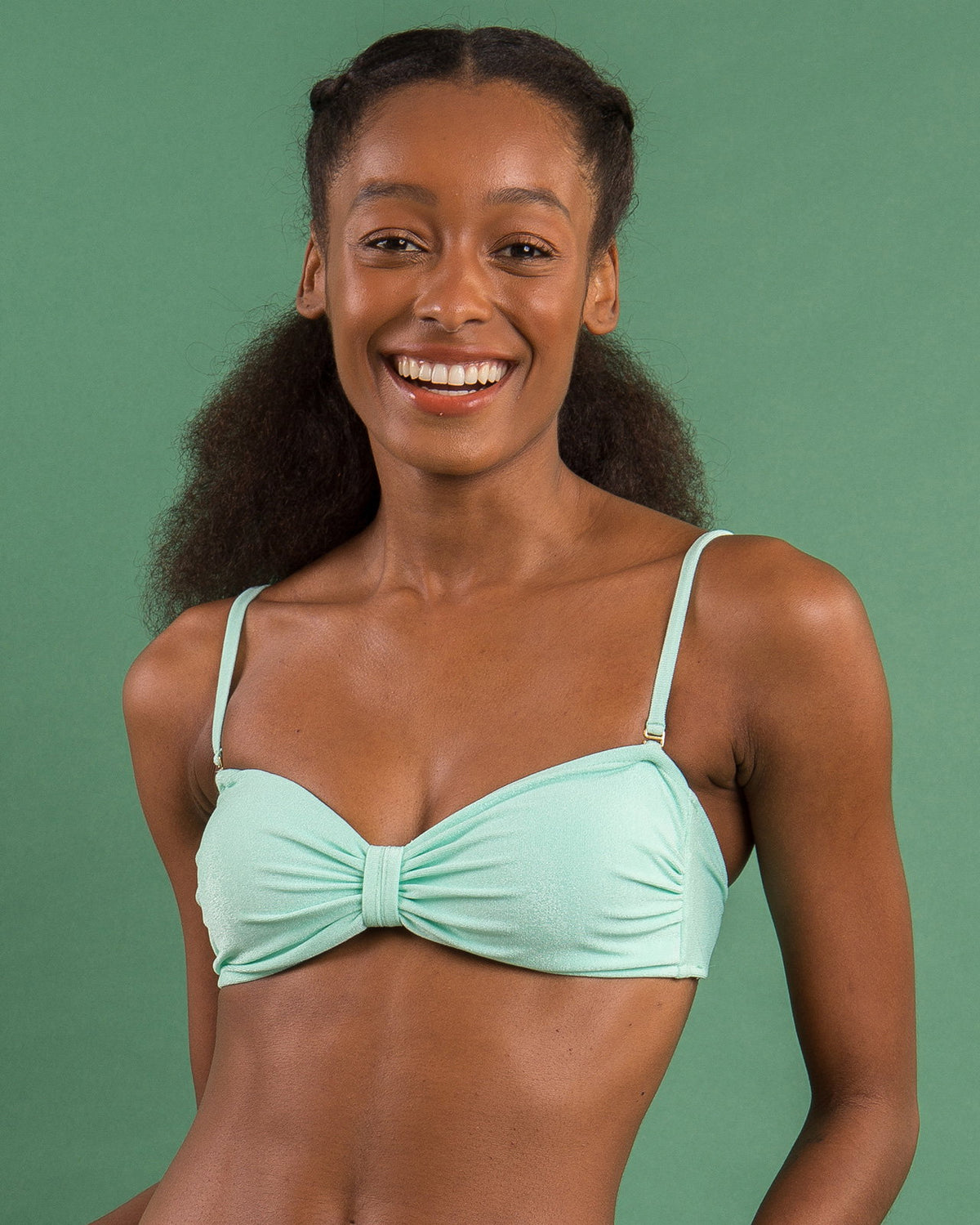 Image 10: Rio De Sol Bikini Tops Top Malibu-Menta Bandeau-Duo