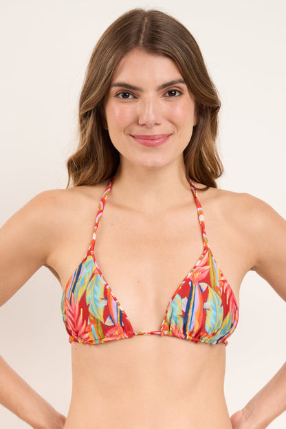 Image 08: Rio De Sol Bikini Tops Top Floral-Scales Tri-Inv