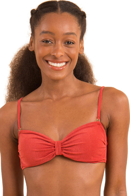 Gallery: Rio De Sol Bikini Tops Top Malibu-Chili Bandeau-Duo
