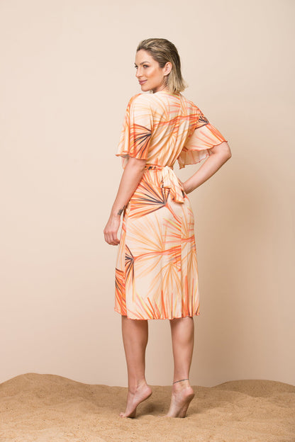 Model Back: La Playa Midi Dresses Borboleta Caliandra