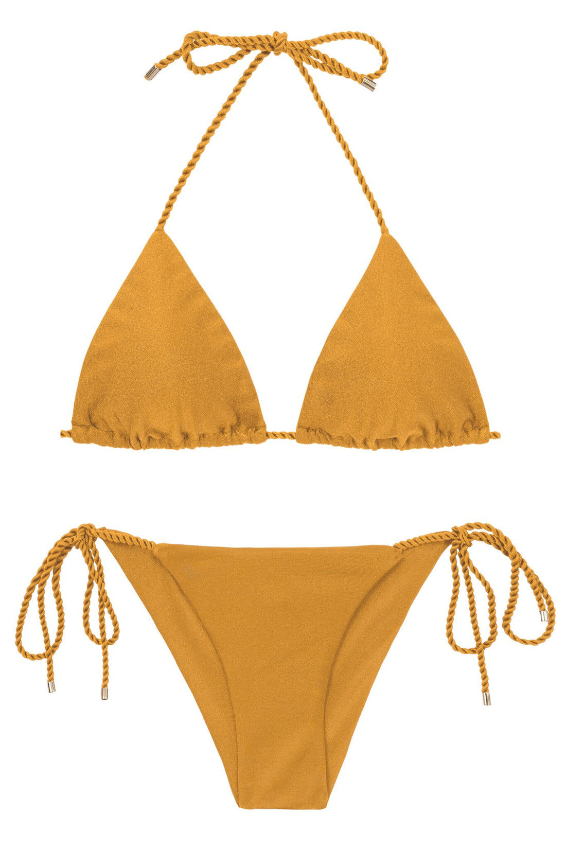 Product Front: Rio De Sol Two Piece Swimwear Set Damasco Tri-Rope Cheeky-Rope
