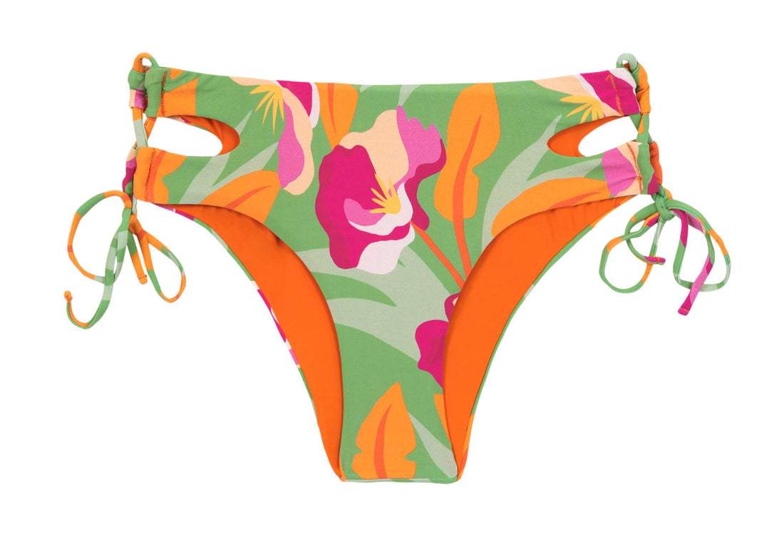 Product Front: Rio De Sol Bikini Bottoms Bottom Green-Bloom Madrid