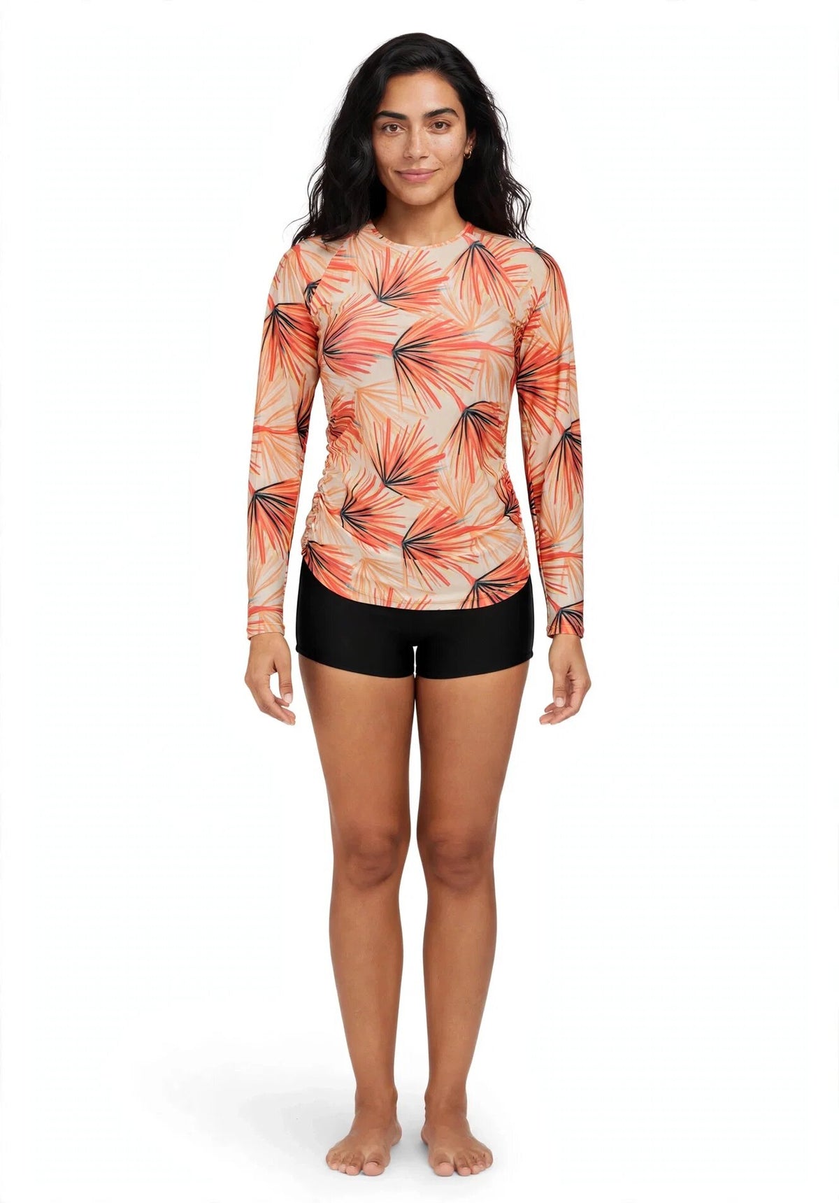 Model Front: La Playa Bikini Tops Blusa Uv Caliandra