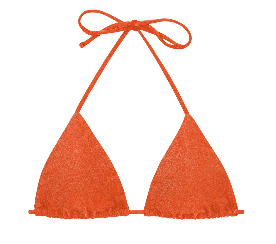 Product Front: Rio De Sol Bikini Tops Top Shimmer-Paprica Tri-Inv