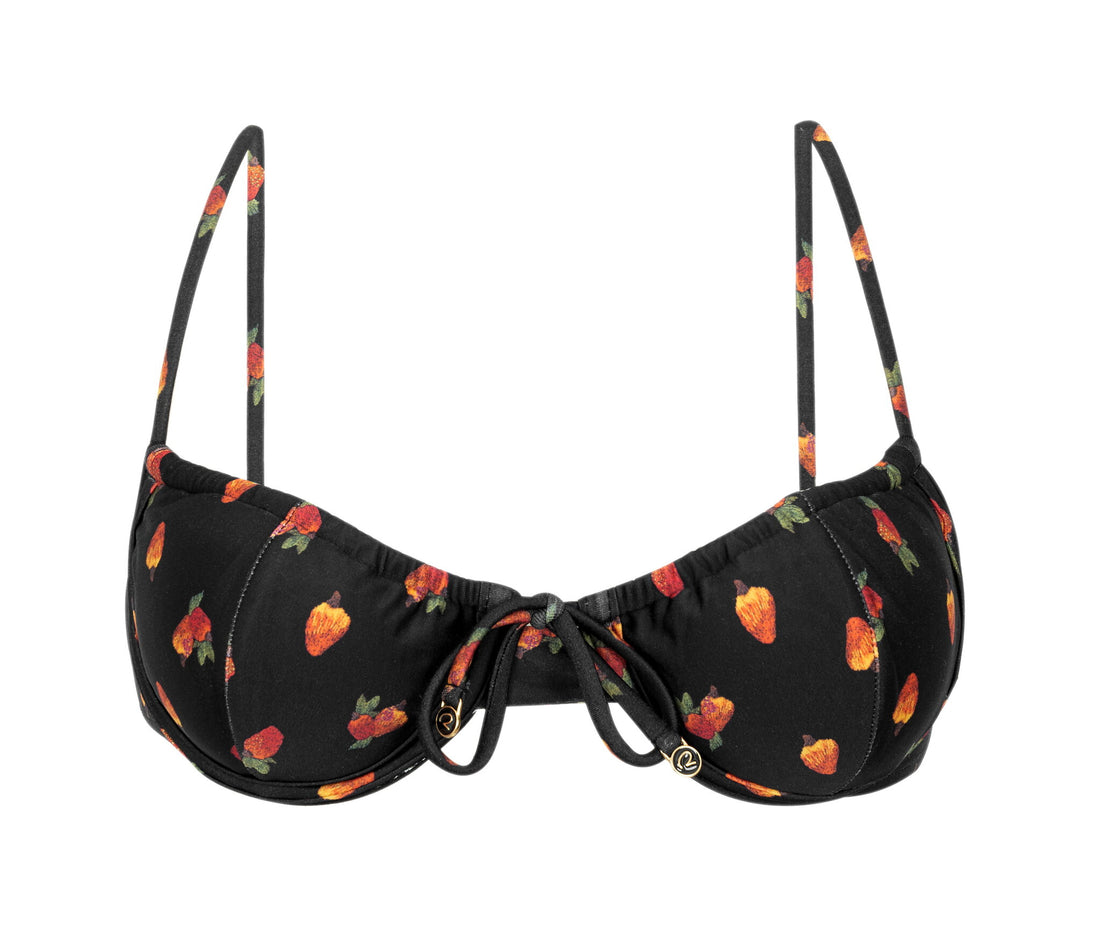 Product Front: Rio De Sol Bikini Tops Top Cashew Balconet-Tie