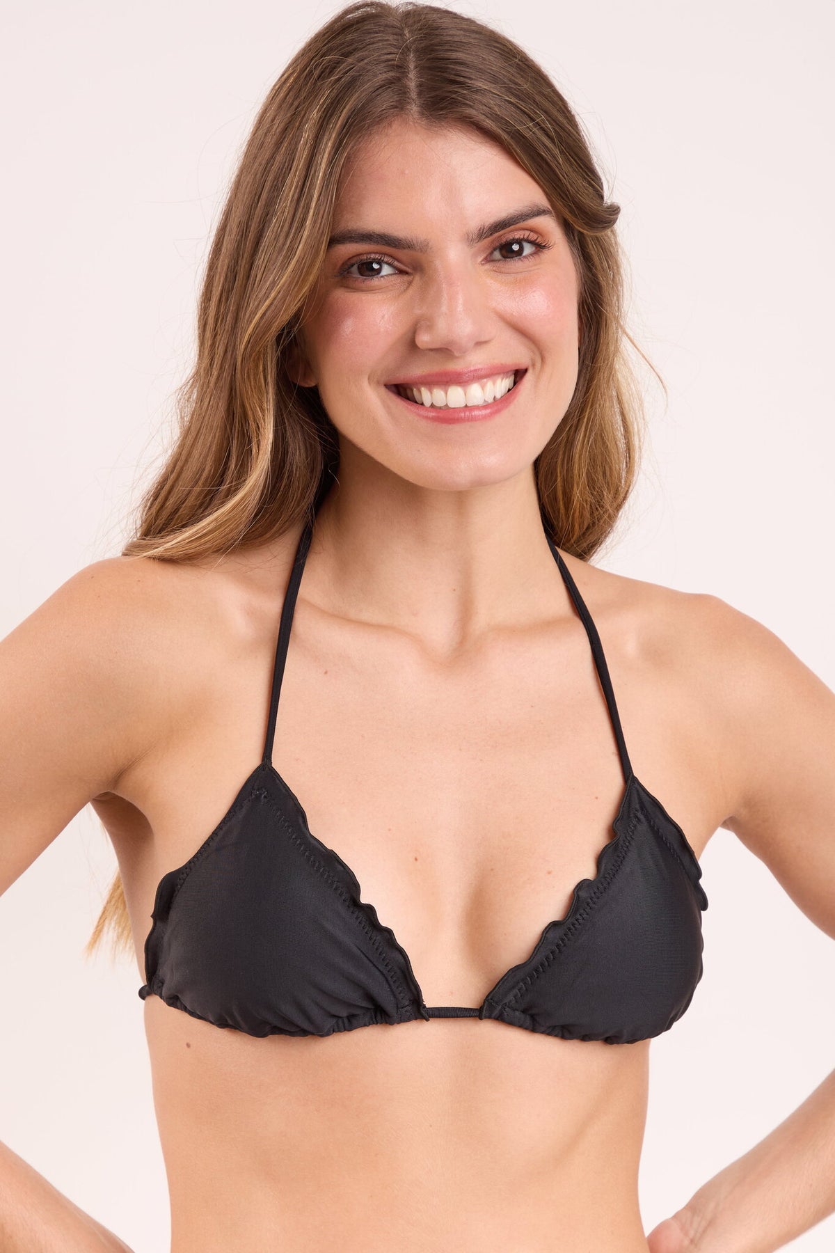 Gallery: Rio De Sol Bikini Tops Top Touch-Black Frufru