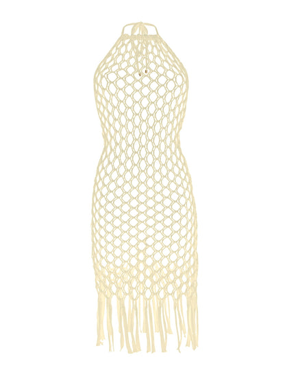 Product Front: Rio De Sol Midi Dresses Offwhite Serena Dress