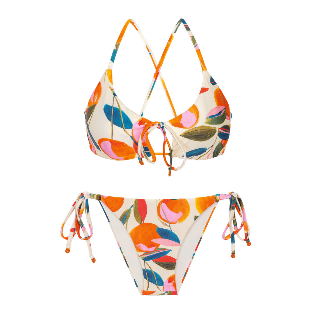 Product Front: Rio De Sol Two Piece Swimwear Set Picnic Tank-Tie Lacinho