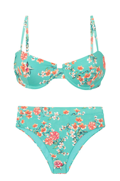 Product Front: Rio De Sol Set Set Botanic Balconet Hotpant-Cos