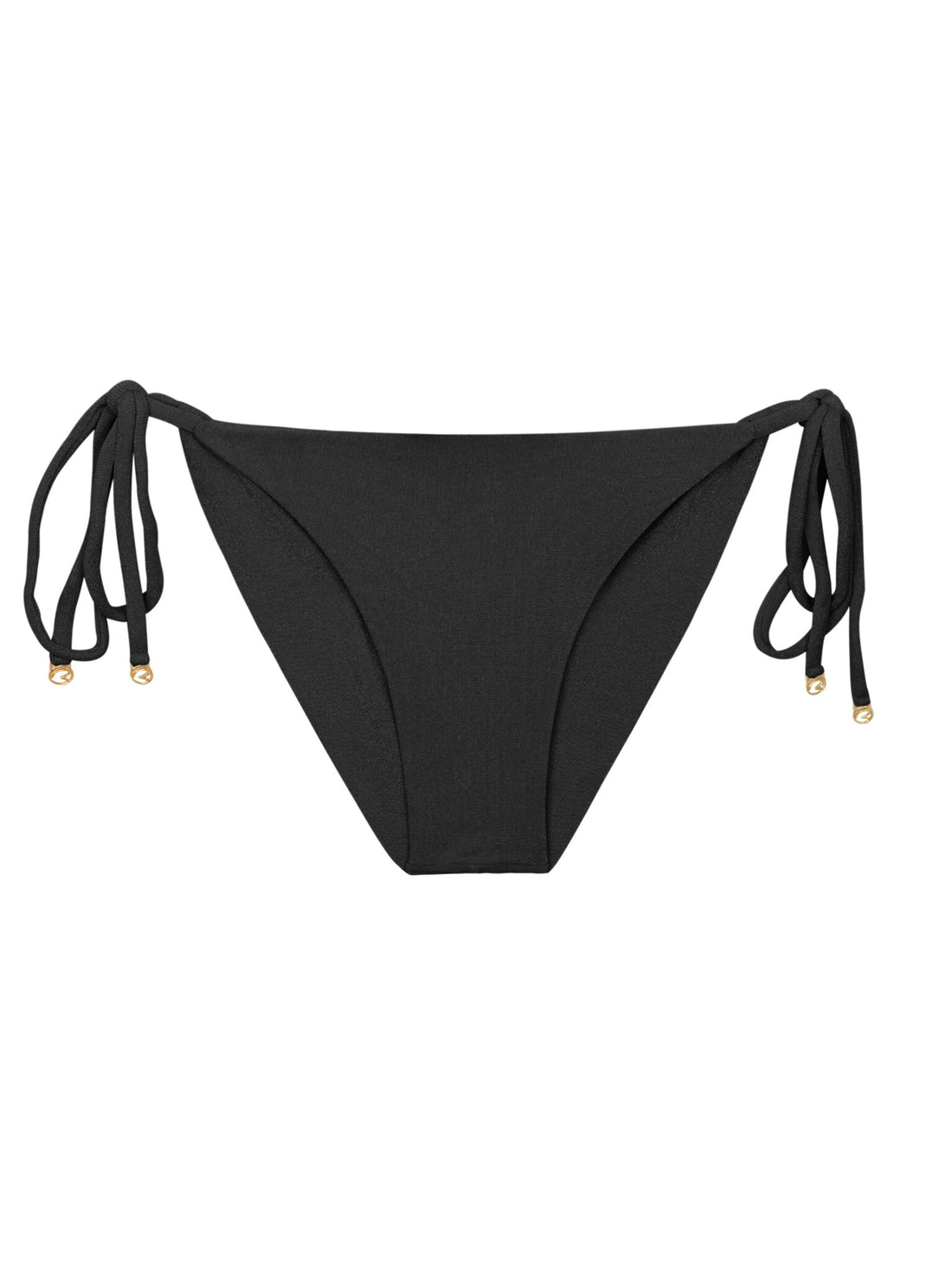 Product Front: Rio De Sol Bottom Bottom Malibu-Black Cheeky-Tie