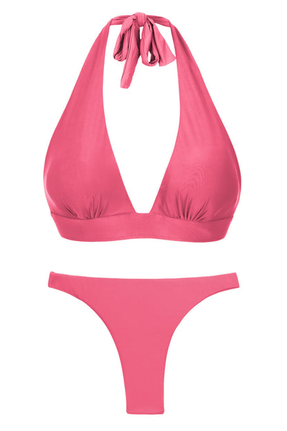Product Front: Rio De Sol Two Piece Swimwear Set Confetti Halter-Cos Leblon-Fio