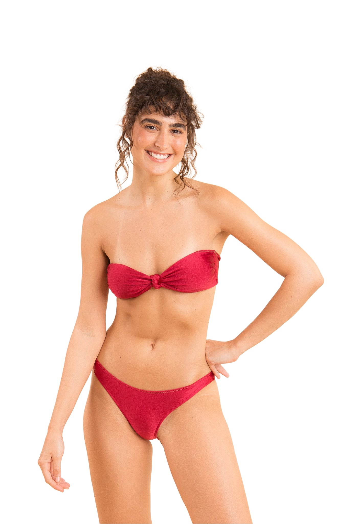 Image 04: Rio De Sol Top Top Shimmer-Divino Bandeau-Joy
