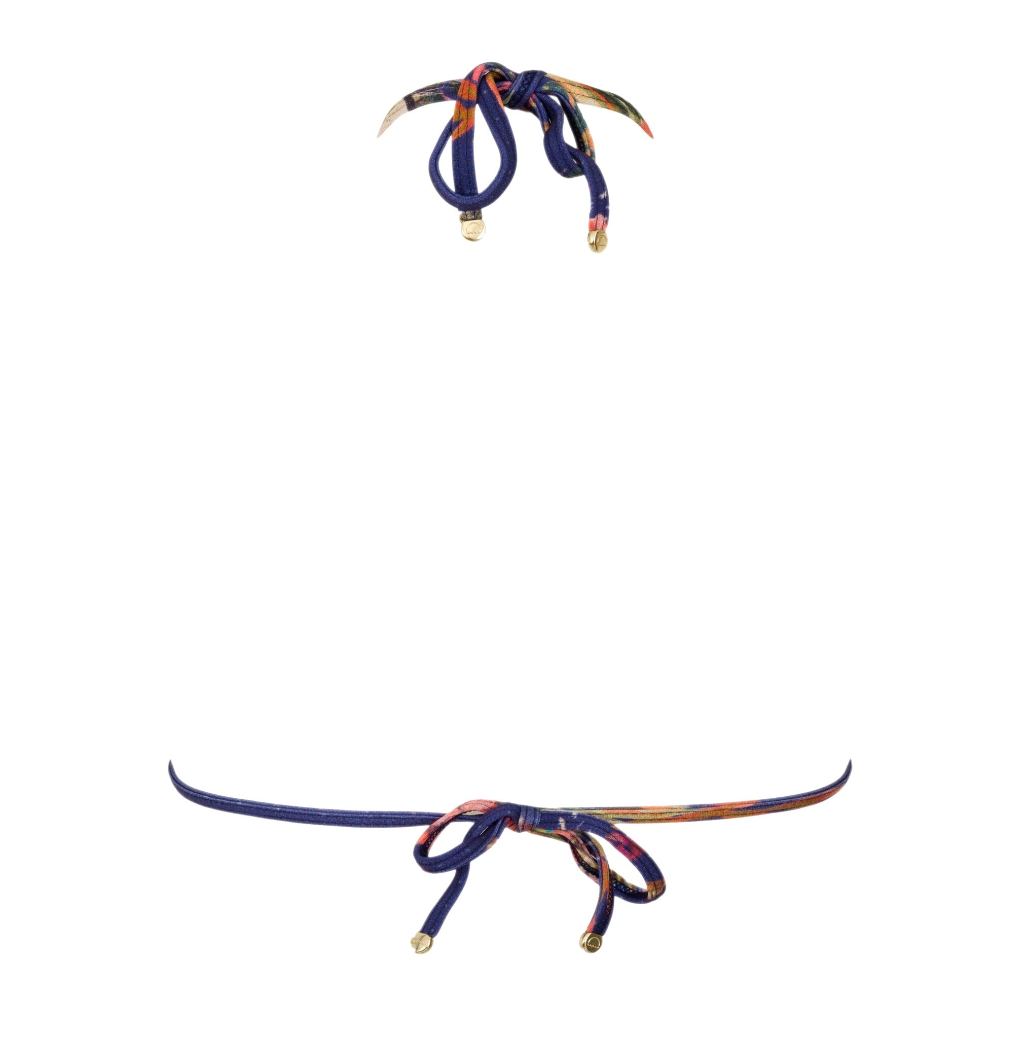 Product Back: La Playa Top Top Cheeky Tupiniquim Marinho