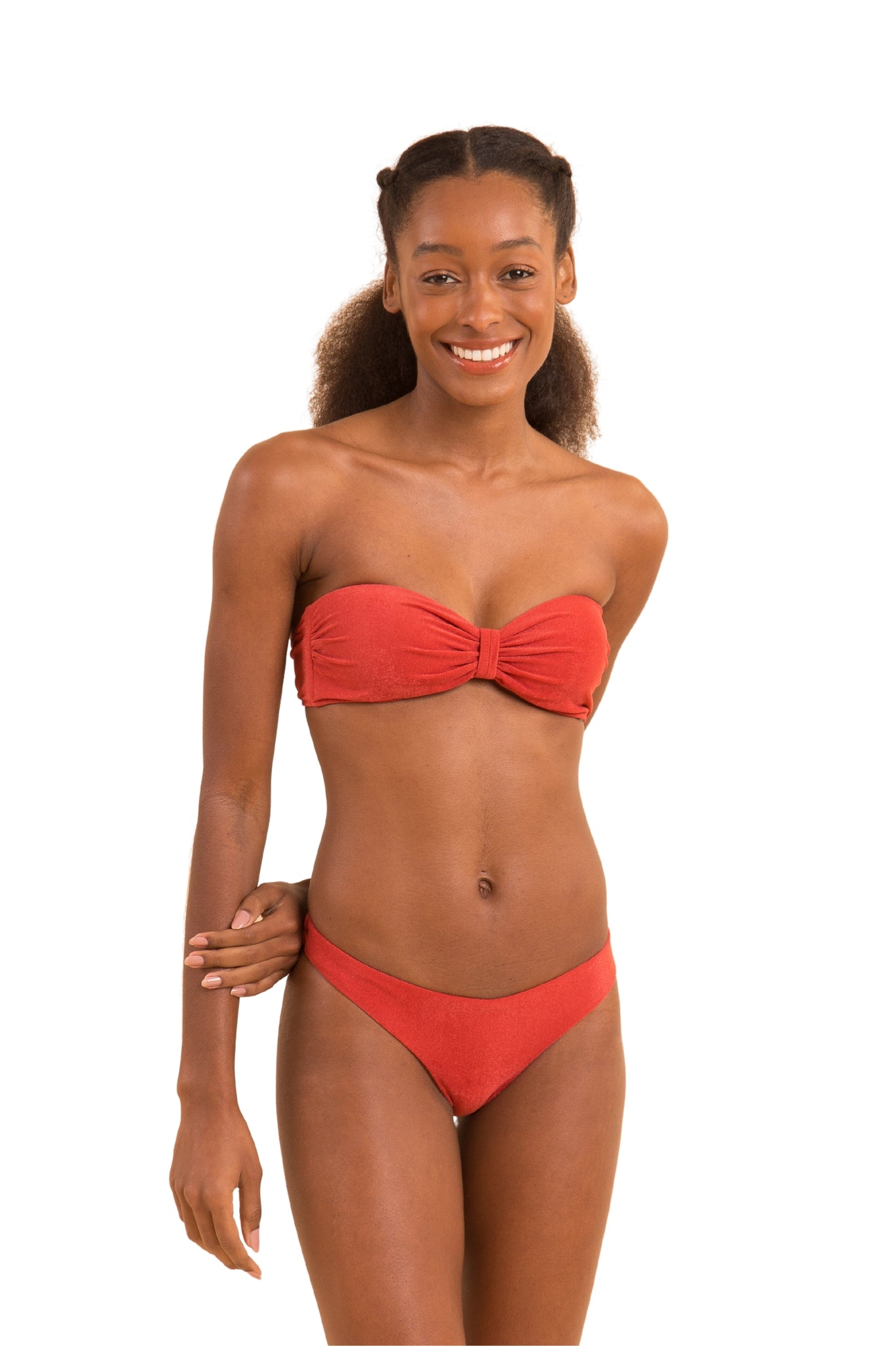 Image 04: Rio De Sol Top Top Malibu-Chili Bandeau-Duo
