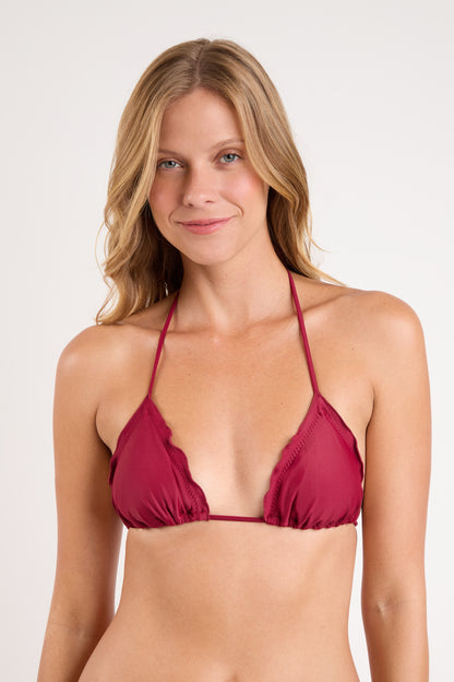 Image 07: Rio De Sol Top Top Touch-Carmim Frufru