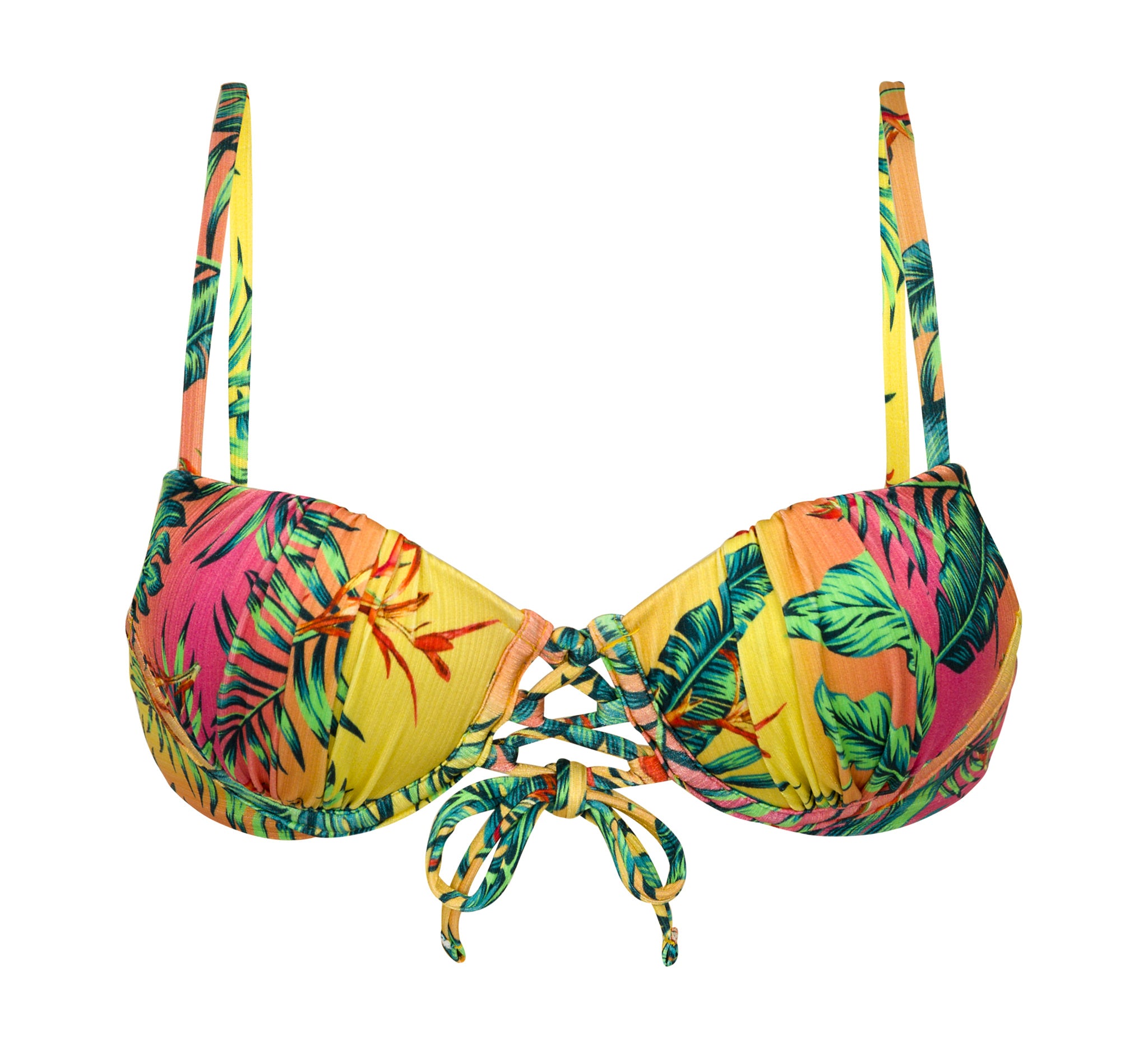 Product Front: Rio De Sol Top Top Sun-Sation Balconet-Pushup