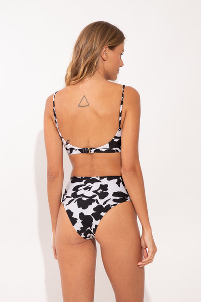 Model Back: Rio De Sol Bottom Bottom Poppy Hotpants