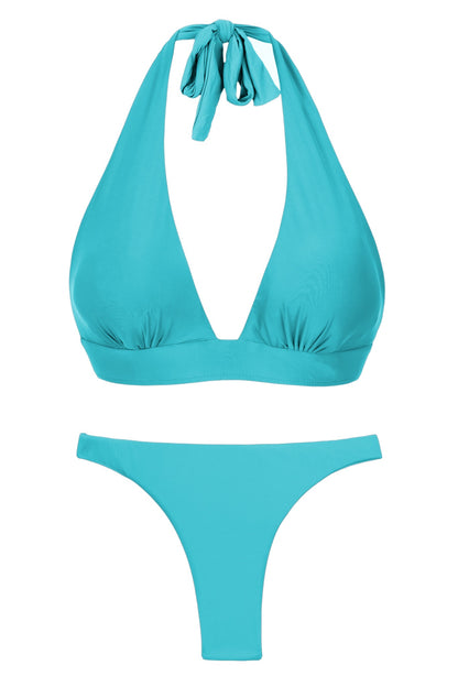 Product Front: Rio De Sol Two Piece Swimwear Set Breeze Halter-Cos Leblon-Fio