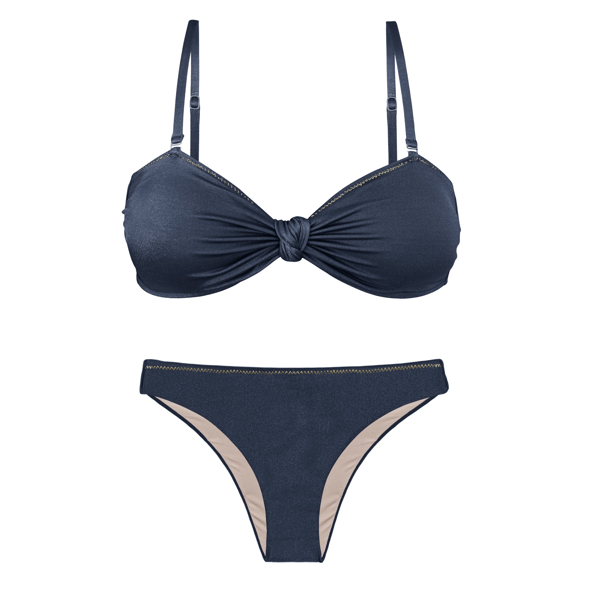 Product Front: Rio De Sol Set Set Shark Bandeau-Joy Essential