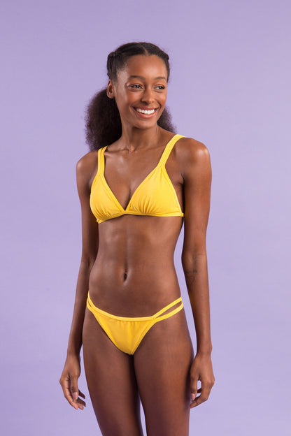 Image 10: Rio De Sol Two Piece Swimwear Set Malibu-Yellow Tri-Duo Mini-Duo