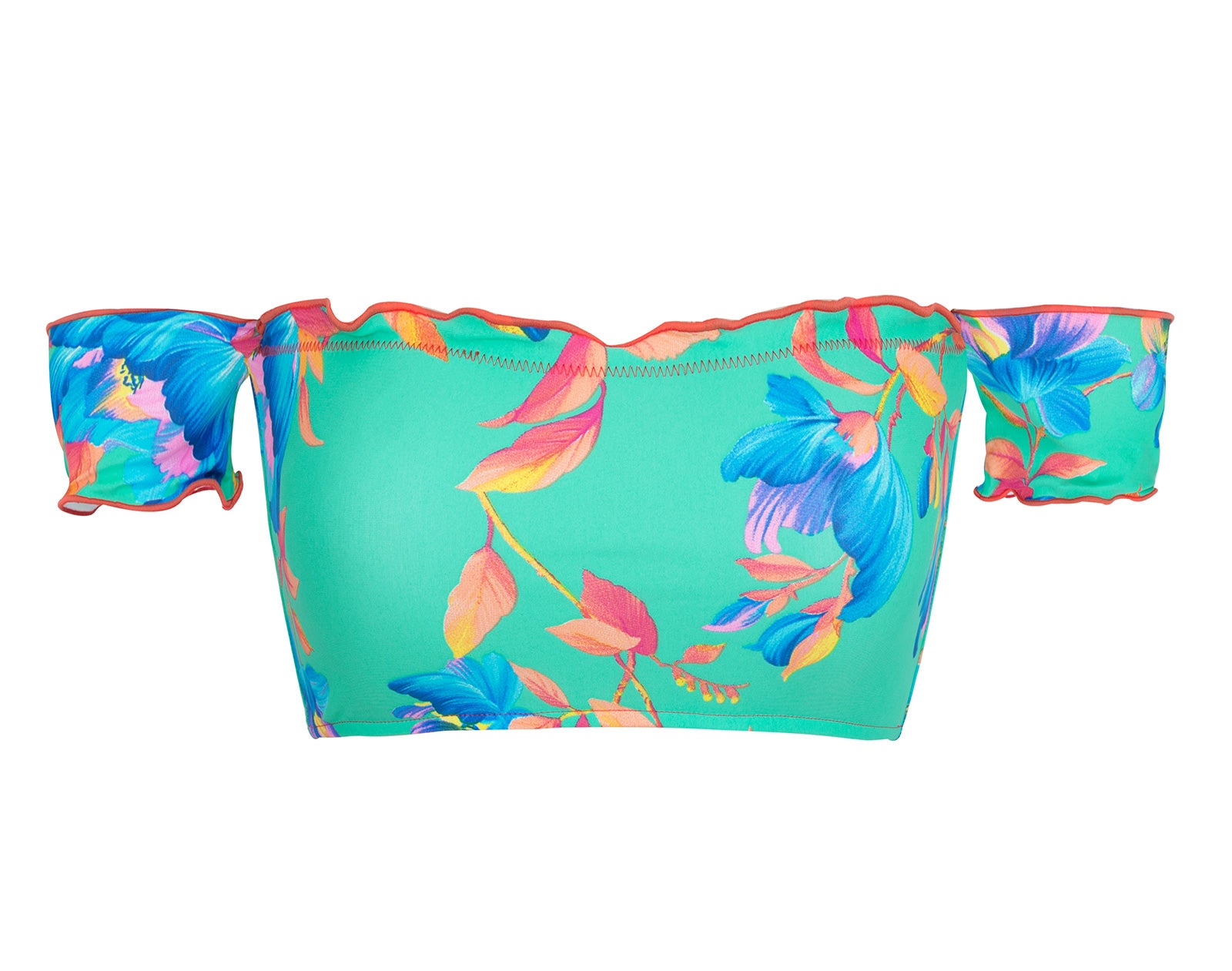 Product Front: Rio De Sol Top Top Acqua Flora Off Shoulder