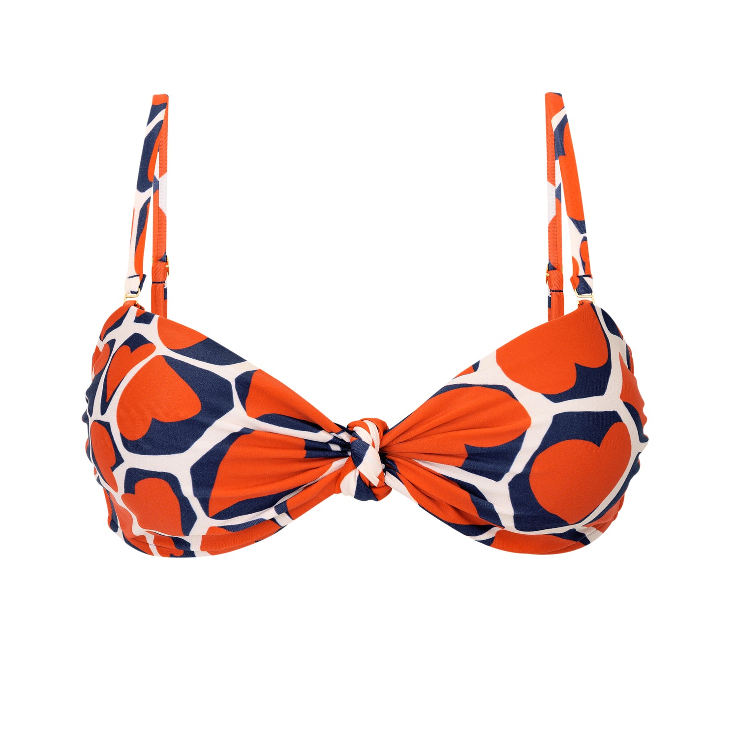 Product Front: Rio De Sol Top Top Amore-Red Bandeau-Joy