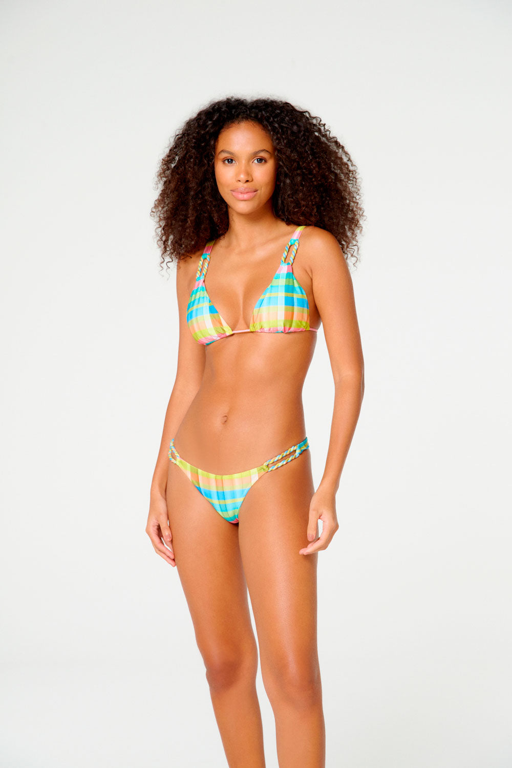 Image 03: Blueman Top Top Ubatuba Xadrez Candy