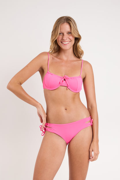 Image 07: Rio De Sol Top Top Mtx-Ultrapink Balconet-Tie