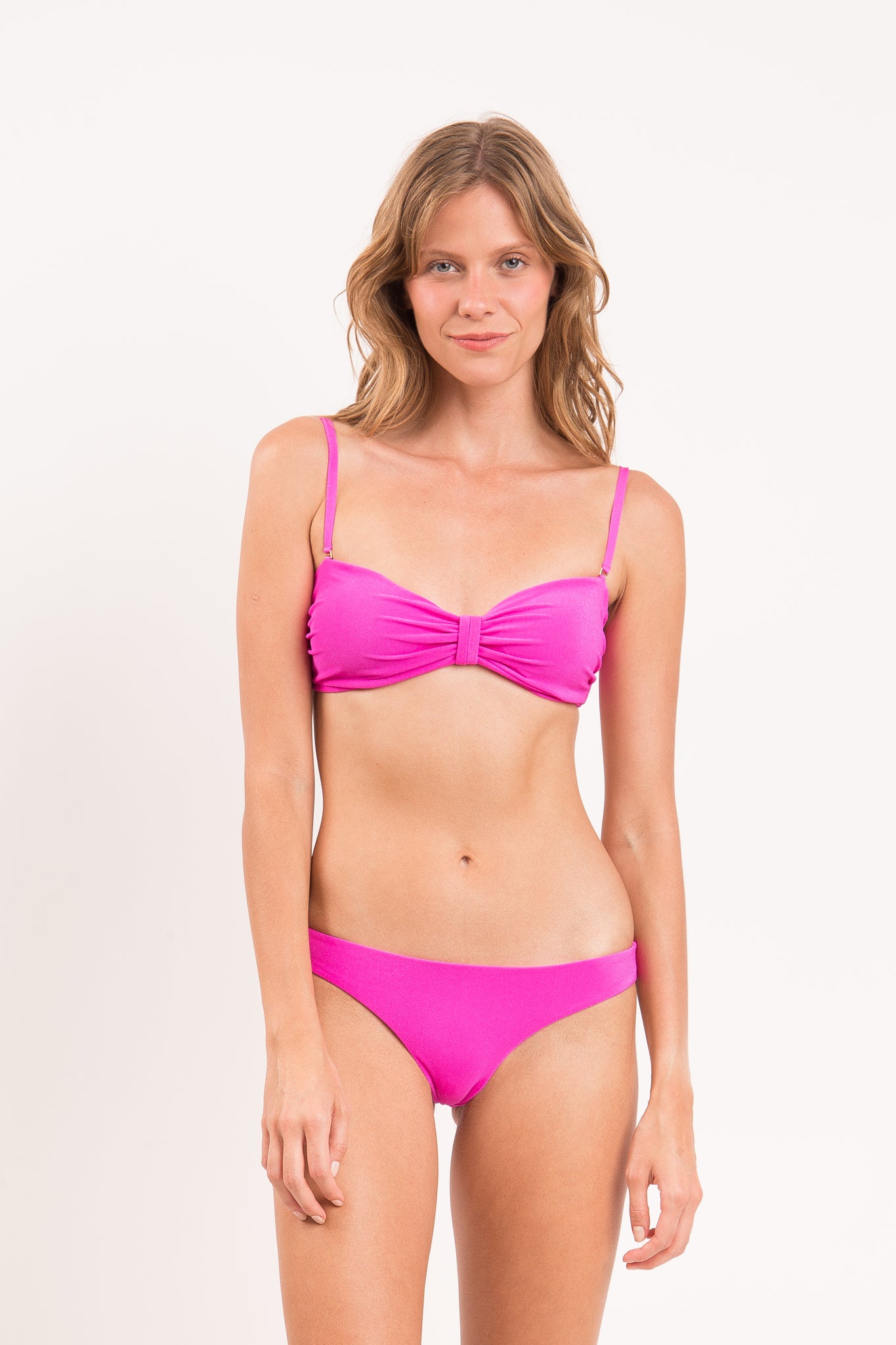 Image 07: Rio De Sol Set Set Malibu-Rosa Bandeau-Duo Essential