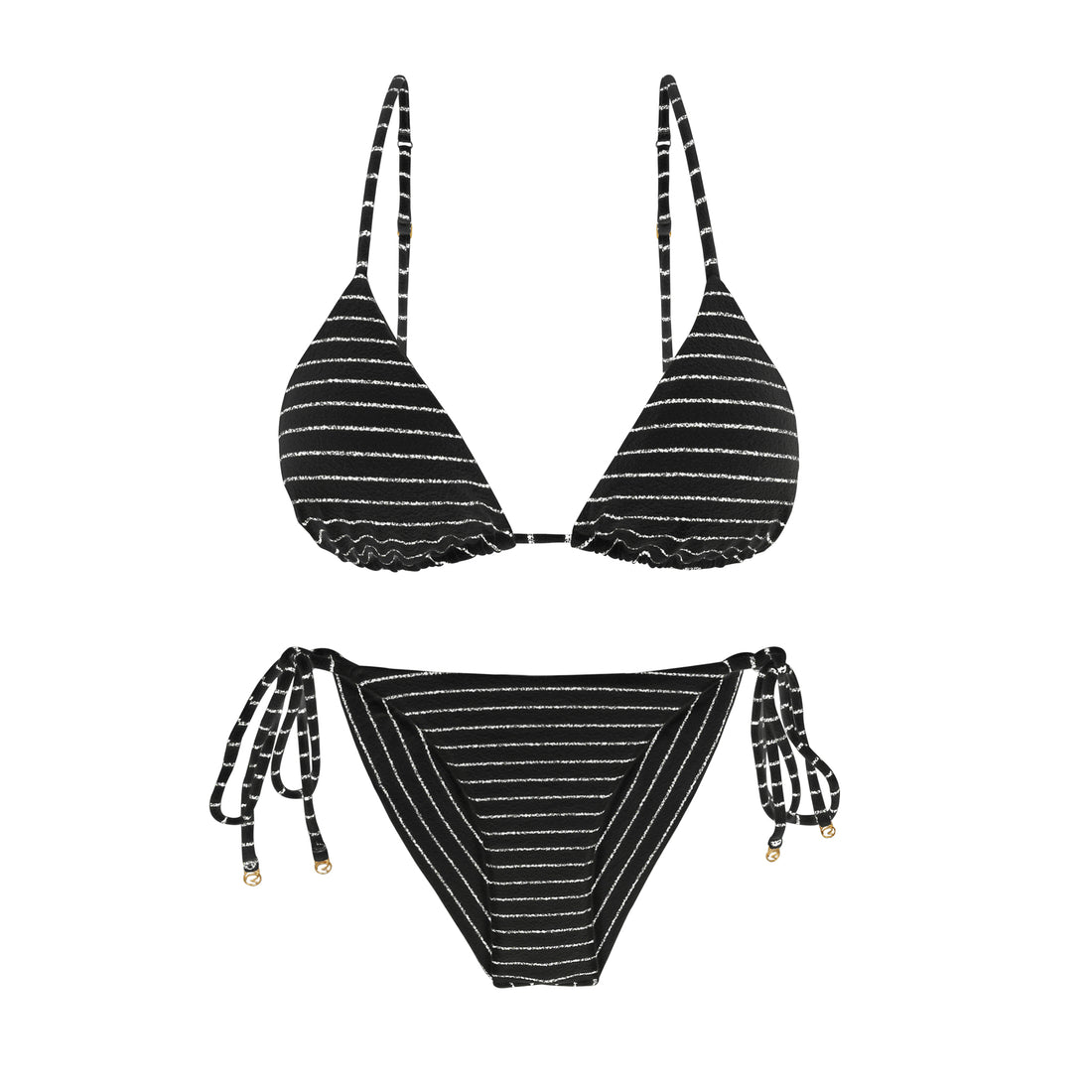 Product Front: Rio De Sol Set Set Linea-Black Lia Cheeky-Tie