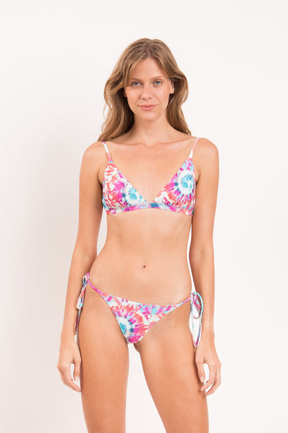 Model Front: Rio De Sol Set Set Splash Tri-Fixo Cheeky-Tie