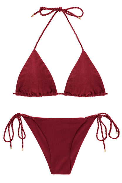 Product Front: Rio De Sol Set Set Shimmer-Divino Tri-Rope Cheeky-Rope
