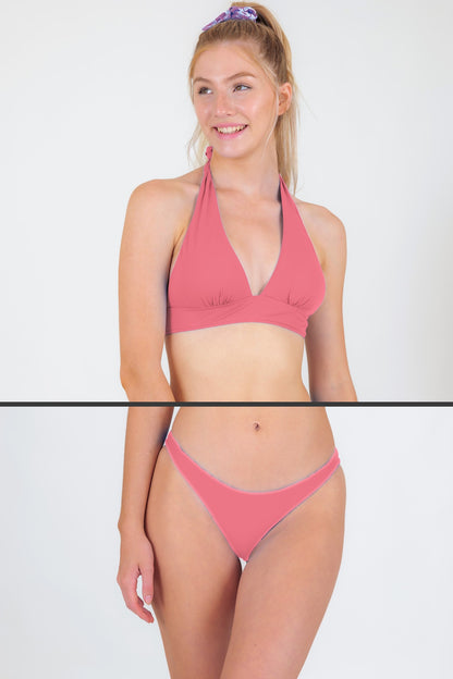 Model Front: Rio De Sol Set Set Confetti Halter-Cos Essential-Comfy