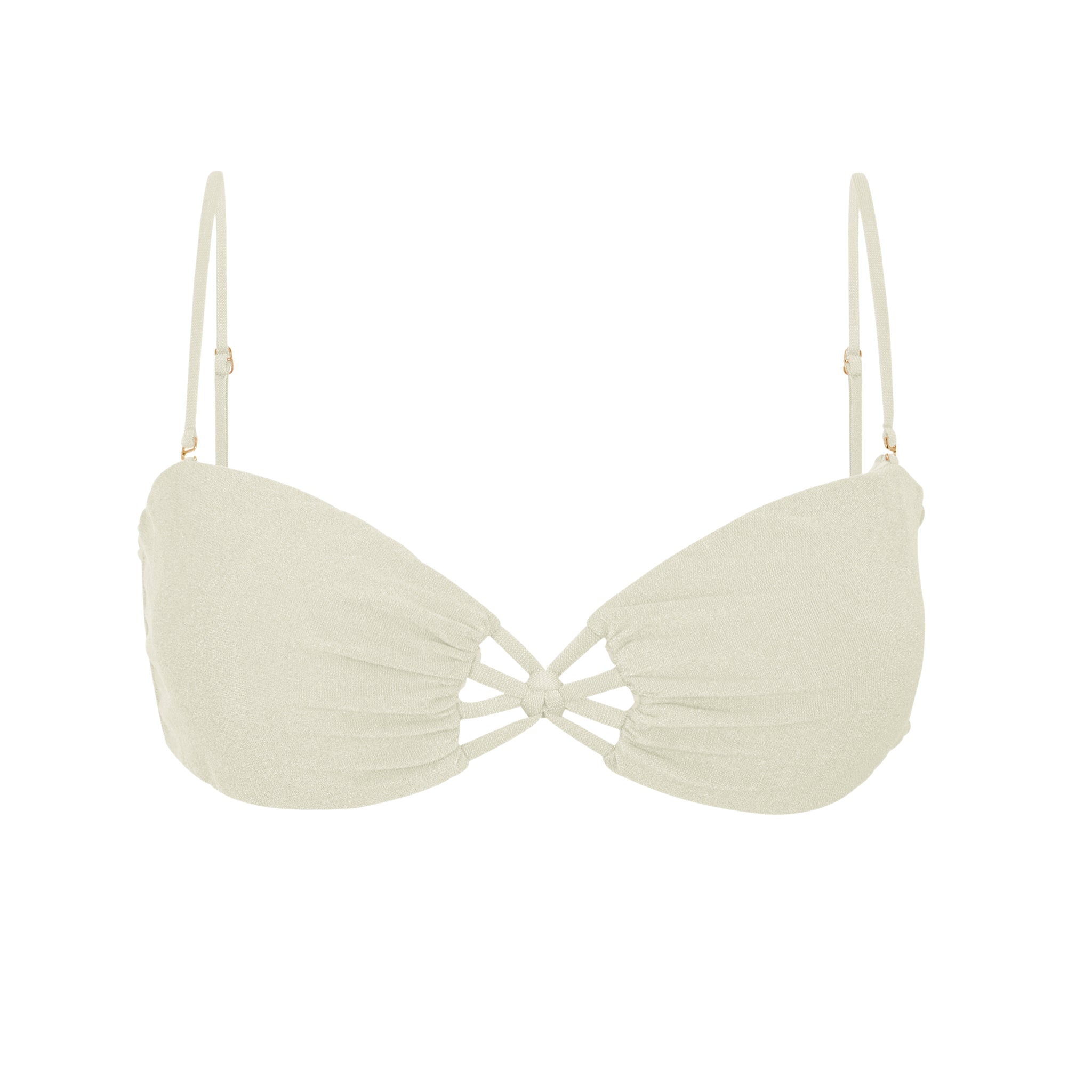 Product Front: Rio De Sol Top Top Malibu-Natural Bandeau-Iris