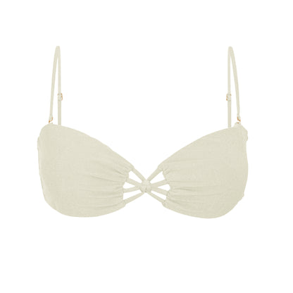 Product Front: Rio De Sol Top Top Malibu-Natural Bandeau-Iris
