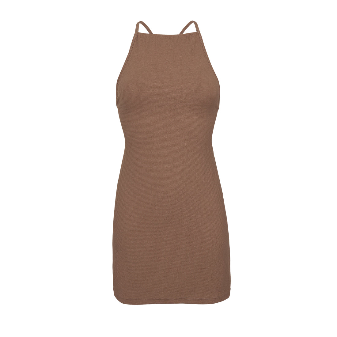 Product Front: Rio De Sol Mini Dress Sand-Cappuccino Talia Dress